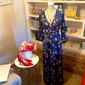 Beware Floor Length Stretch Dress